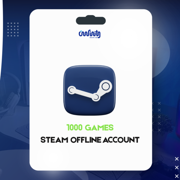 Compte Steam offline 1000+ GAME officiel account full warranty